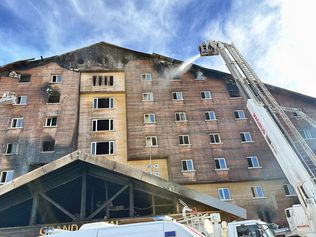 Brand, Feuer, Türkei, Ski-Hotel, Hotel