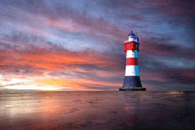 Roter Sand Leuchtturm