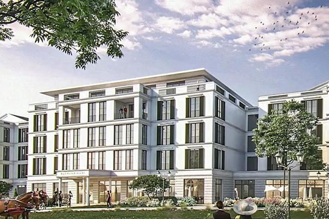 Grand Elisabeth, Hotel, Bad Ischl, Bäume