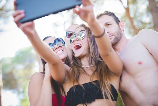 Urlaub, Social-Media-Post