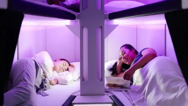 Air New Zealand Skynest, Schlafkabinen Flugzeug Economy, Etagenbetten Flugzeug, Boeing 787-9 Dreamliner Skynest, Economy Schlafplätze Langstrecke, Flugkomfort Economy Klasse, Skynest Preis Euro