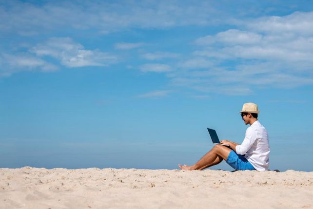 Urlaub arbeiten