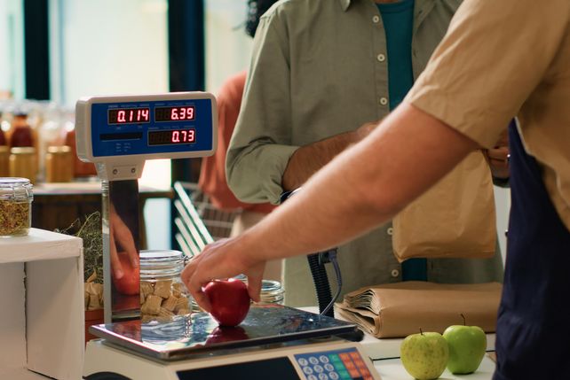 Mittagspause Supermarkt versichert